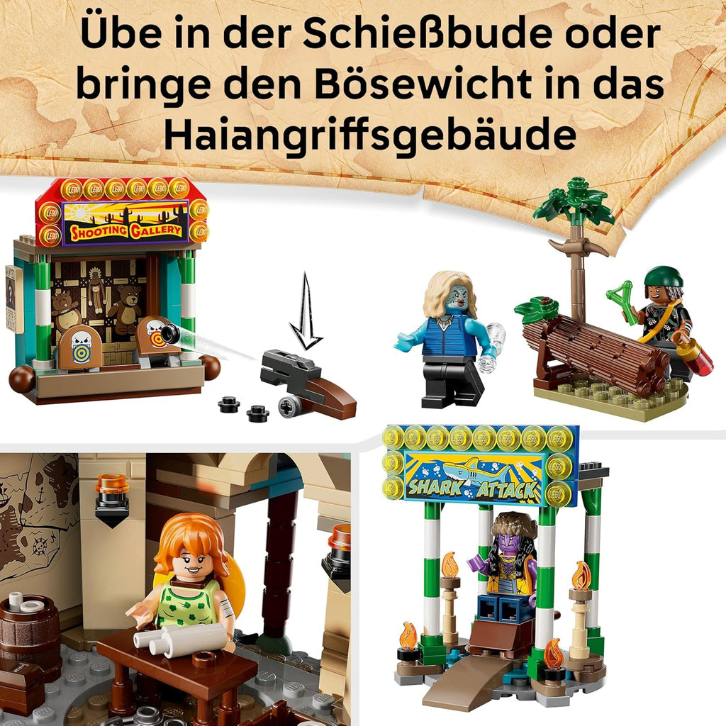 LEGO ONE PIECE - Showdown im Arlong Park - Interaktives Spielzeug mit 5 Minifiguren - Ruffy & Nami sowie Einer einstürzenden Pagode - Anime Geschenk für Jungen, Mädchen & Fans ab 9 Jahren - 75638