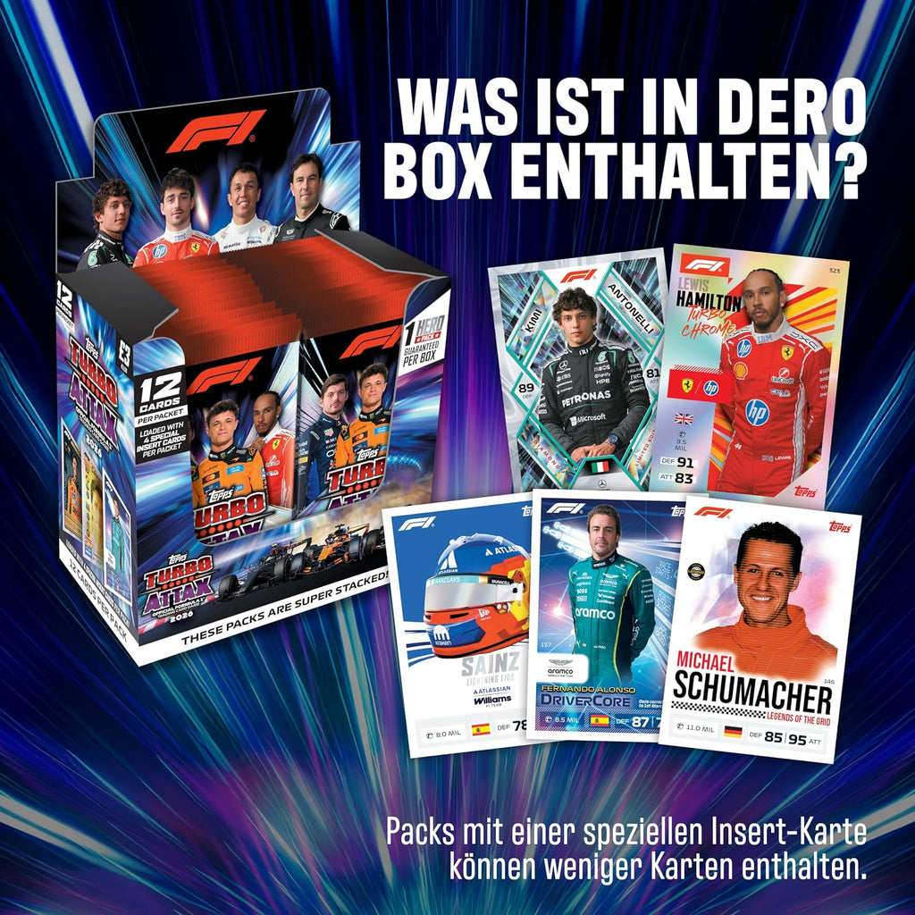 Topps Formula 1 2026 Turbo Attax - Full Box