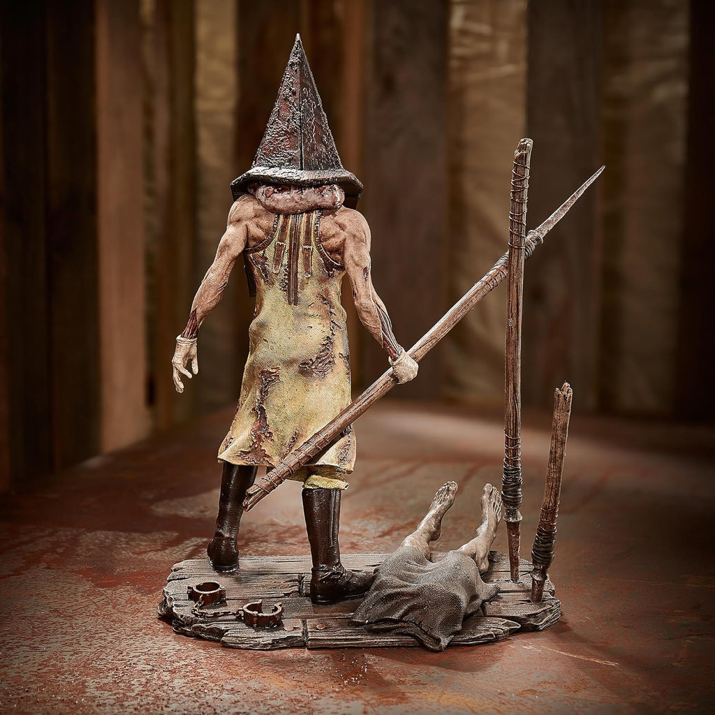 Numskull Silent Hill 2 James Sunderland Figur 23,5 cm Sammlerstatue – Offizielles Konami Silent Hill Merchandise – Limitierte Gaming-Figur | Handbemaltes PVC, 23,5 cm hoch, rostiger Boden. Schreibtisch oder Regal Display Für Silent Hill Sammler und Fans