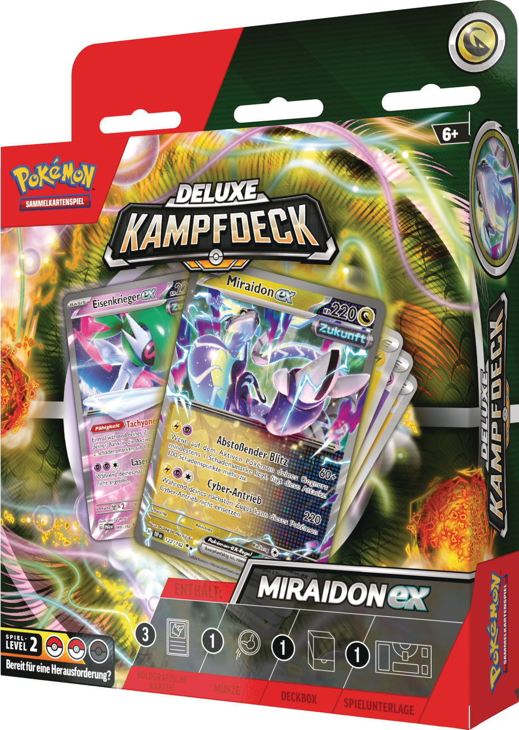 Pokémon-Sammelkartenspiel: Deluxe-Kampfdeck Zapdos-ex (sofort spielbares Deck mit 60 Karten & Zubehör)