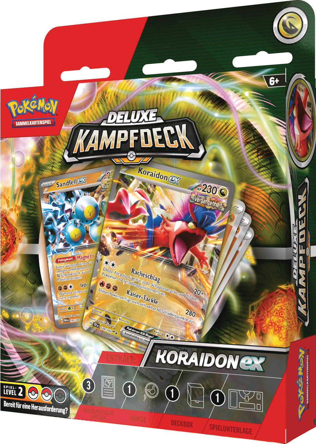 Pokémon-Sammelkartenspiel: Deluxe-Kampfdeck Zapdos-ex (sofort spielbares Deck mit 60 Karten & Zubehör)