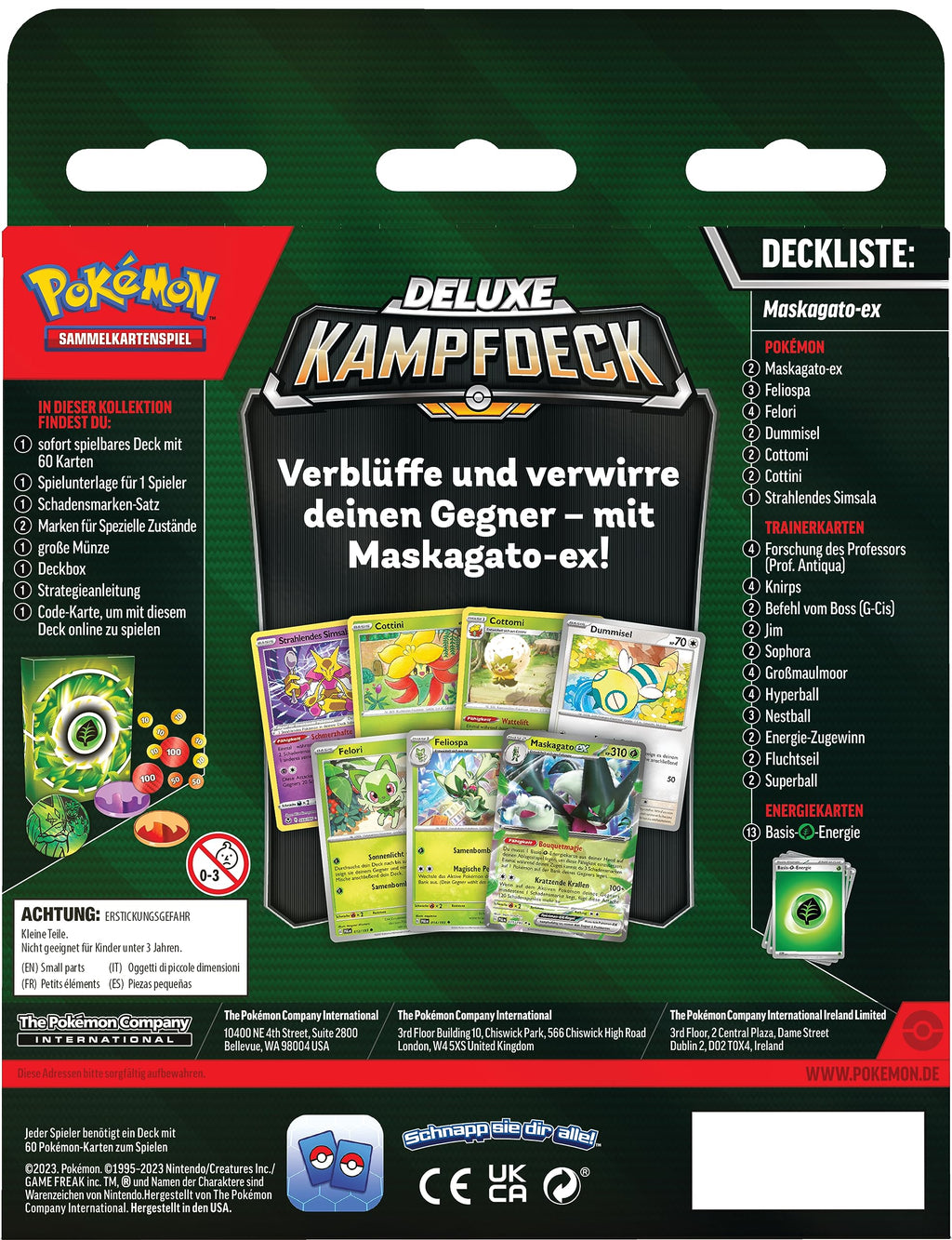 Pokémon-Sammelkartenspiel: Deluxe-Kampfdeck Zapdos-ex (sofort spielbares Deck mit 60 Karten & Zubehör)