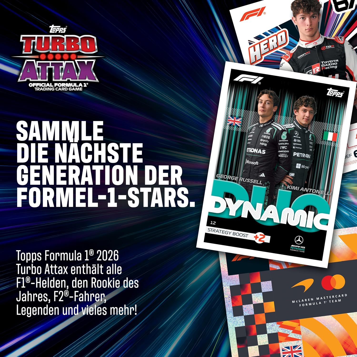 Topps Formula 1 2026 Turbo Attax - Full Box