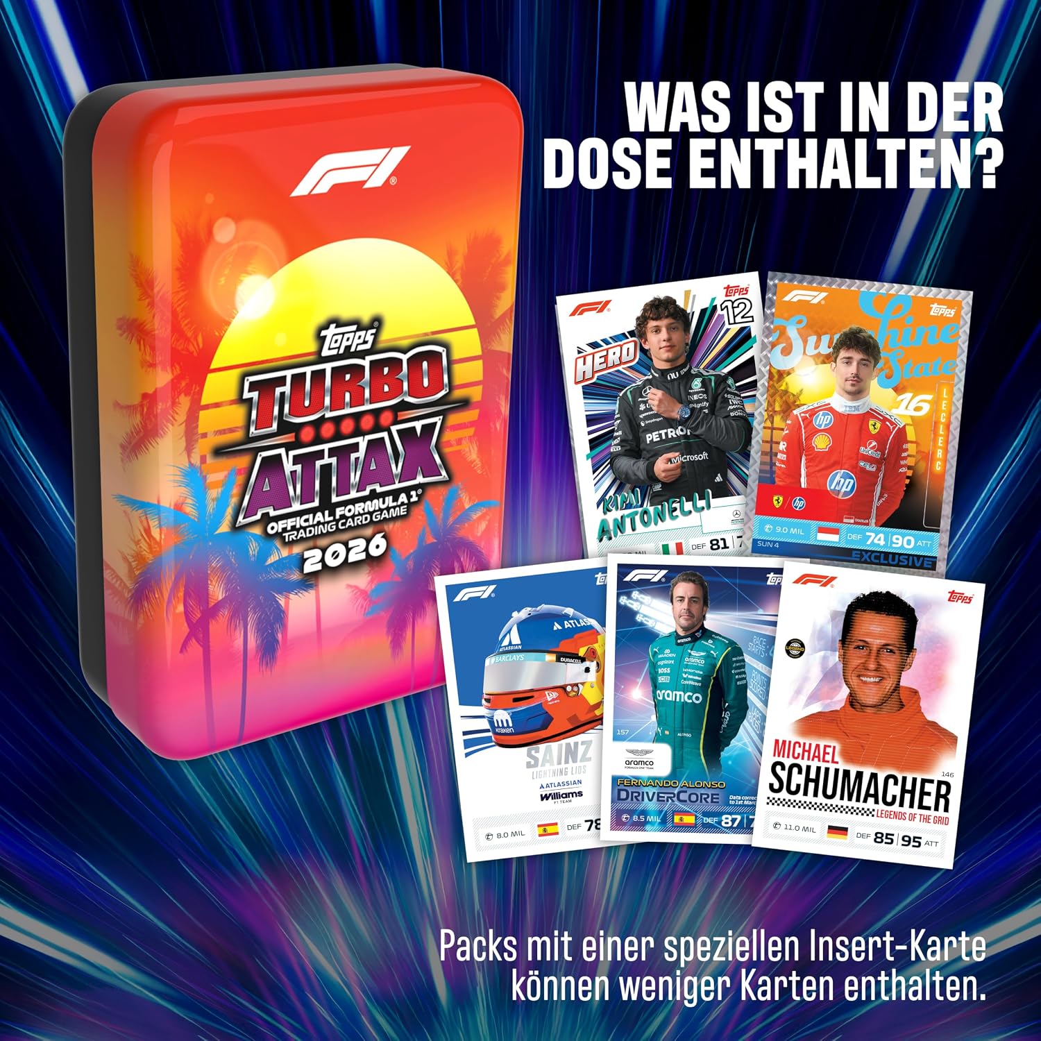 Topps Formula 1 2026 Turbo Attax - Mega Tin - Sunshine State