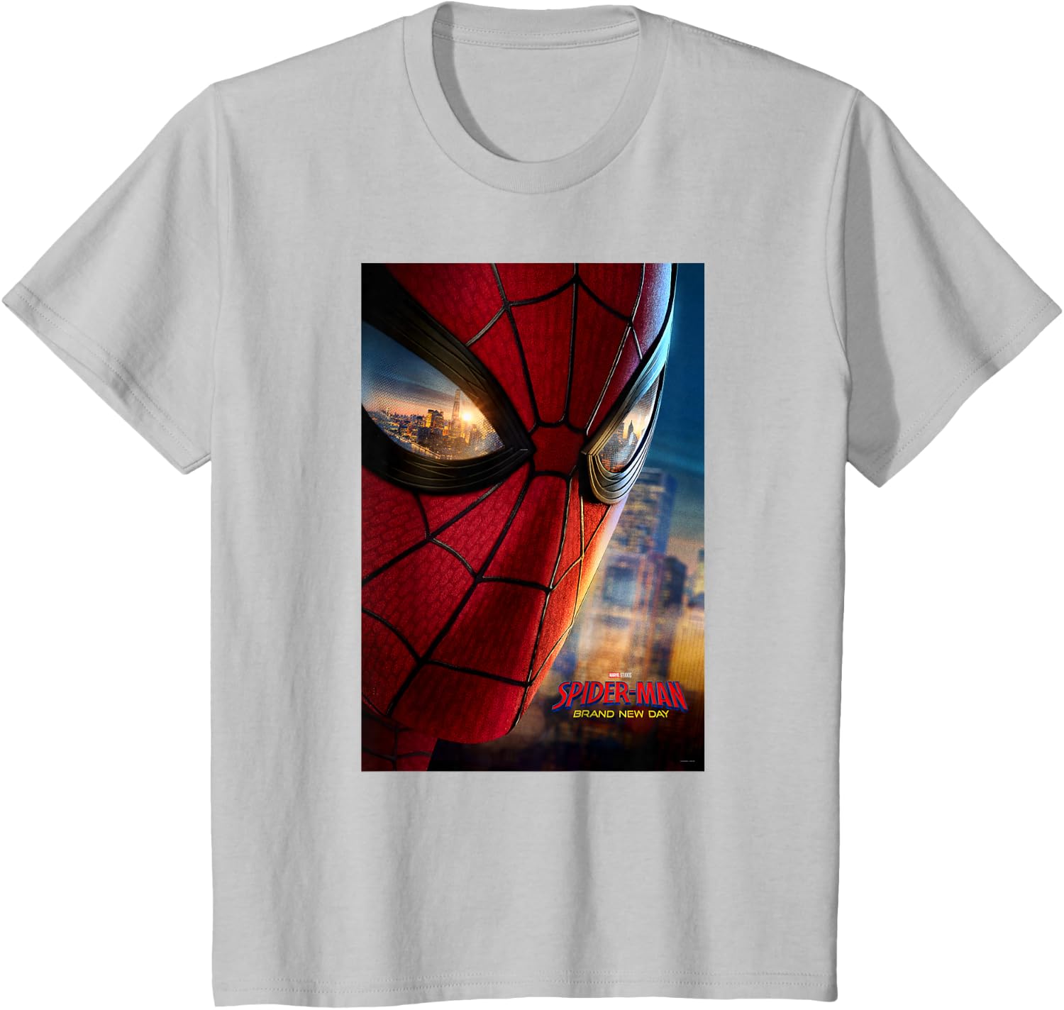 Marvel Studios Spider-Man BND Movie 2026 Mask Eyes Poster T-Shirt