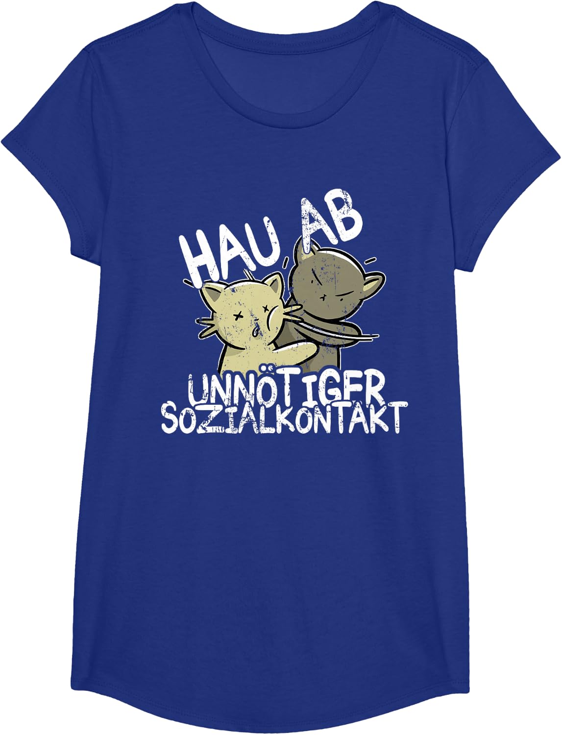 Hau Ab! Unnötiger Sozialkontakt BAKA Anime Style Geschenk T-Shirt