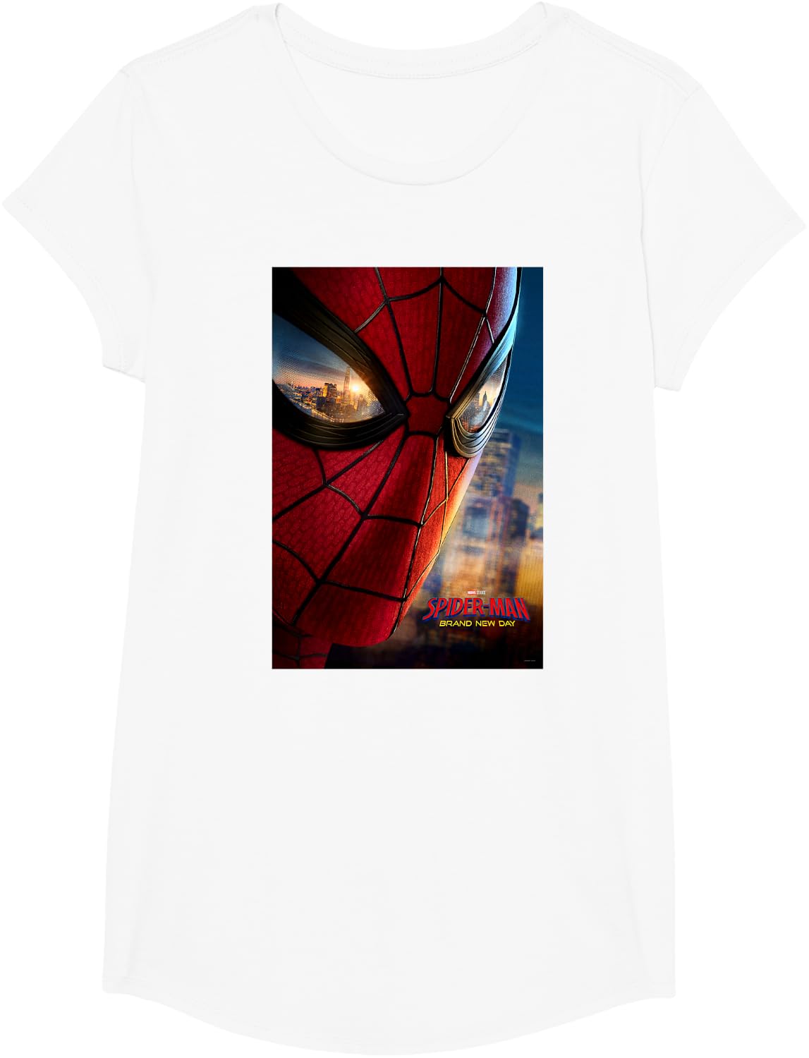 Marvel Studios Spider-Man BND Movie 2026 Mask Eyes Poster T-Shirt
