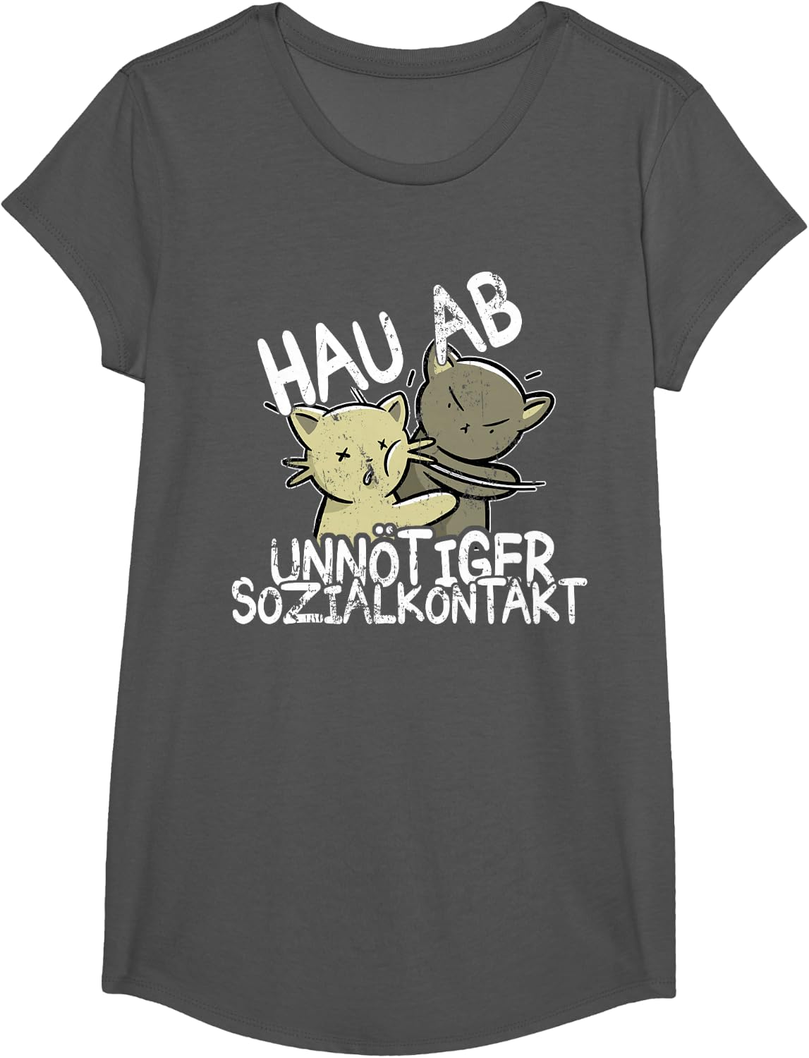 Hau Ab! Unnötiger Sozialkontakt BAKA Anime Style Geschenk T-Shirt