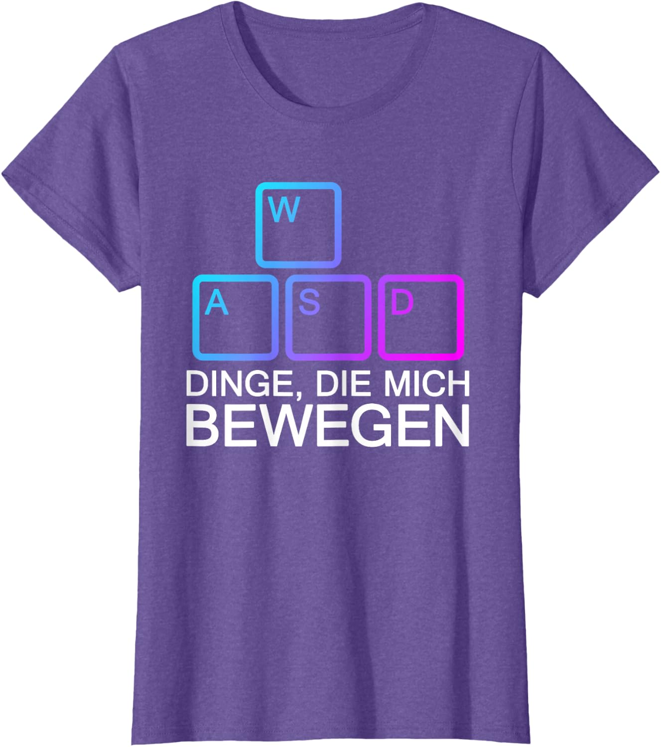 Dinge Die Mich Bewegen WASD PC Gamer WASD T-Shirt