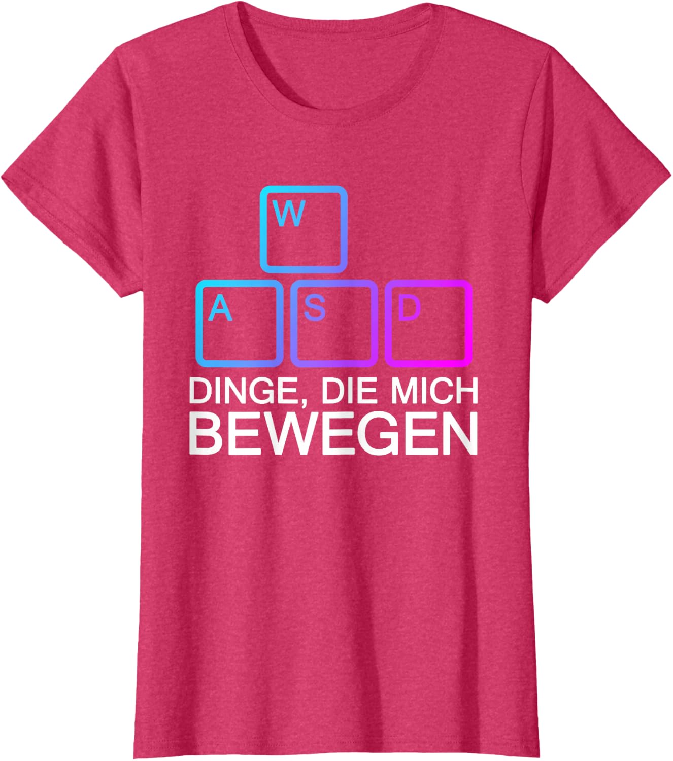 Dinge Die Mich Bewegen WASD PC Gamer WASD T-Shirt