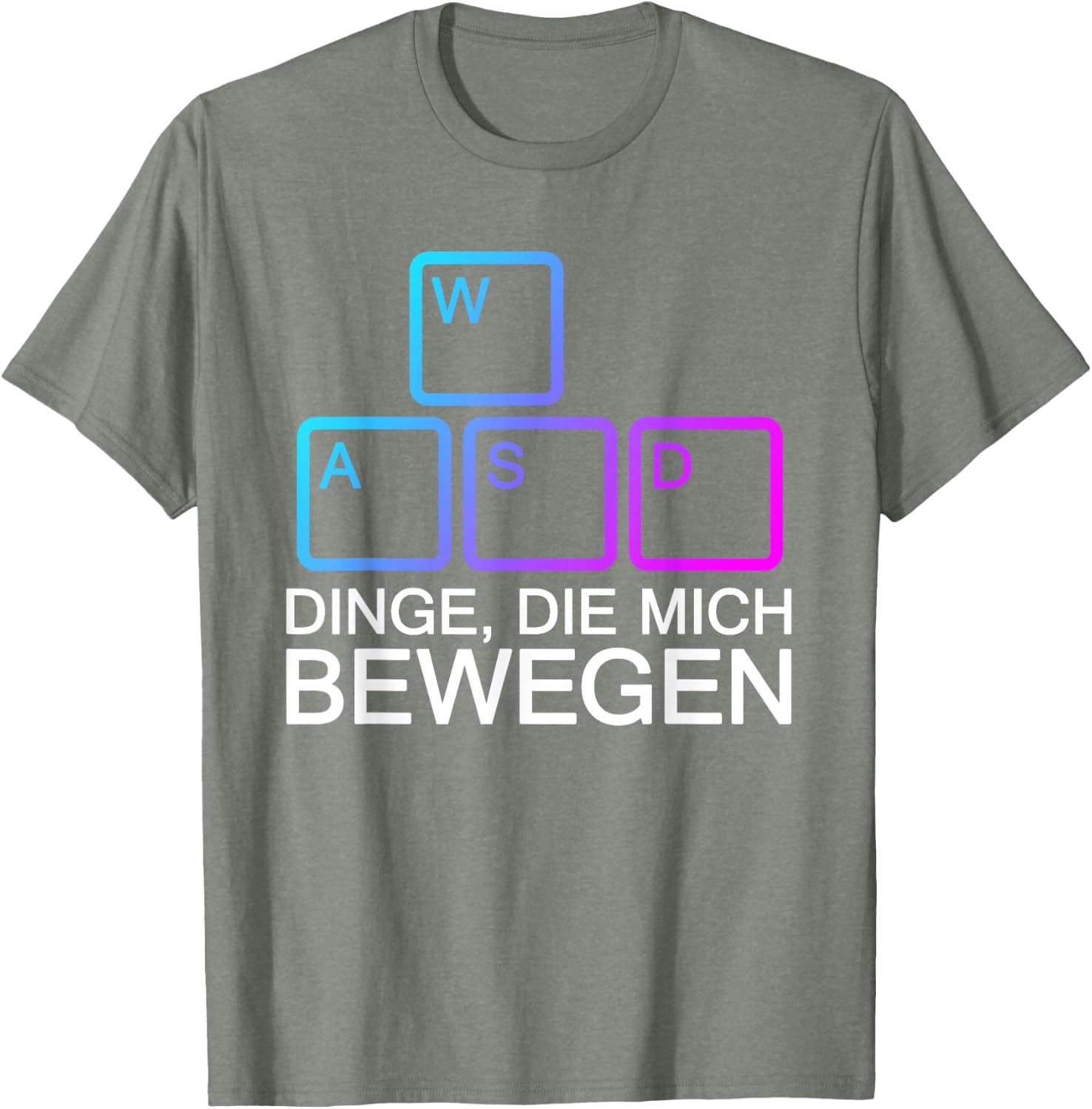 Dinge Die Mich Bewegen WASD PC Gamer WASD T-Shirt