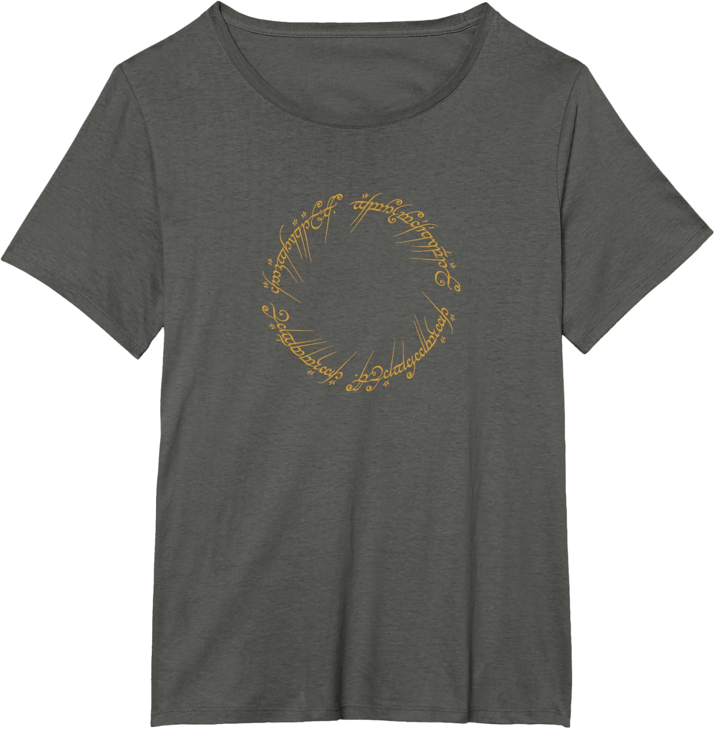 Lord of The Rings One Ring Inscription T Shirt T-Shirt