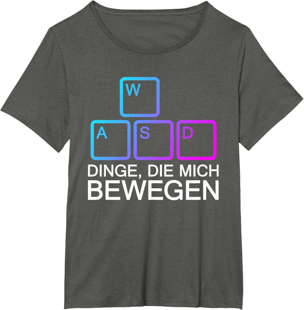 Dinge Die Mich Bewegen WASD PC Gamer WASD T-Shirt