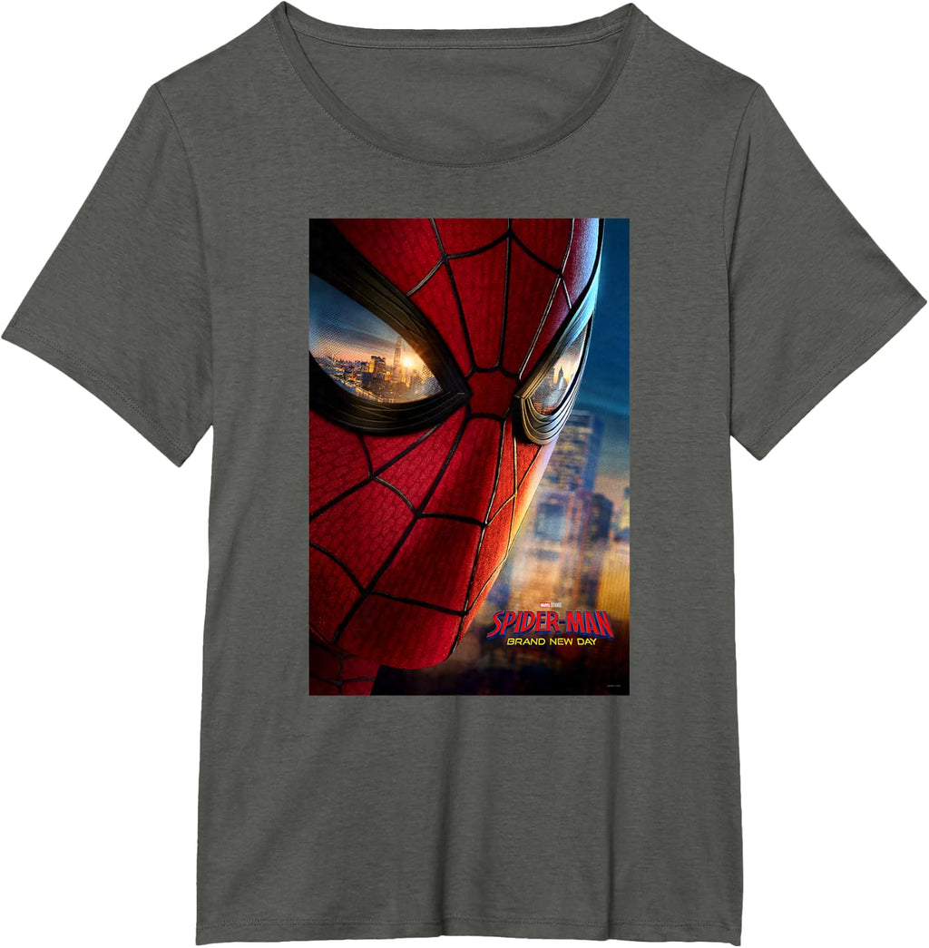 Marvel Studios Spider-Man BND Movie 2026 Mask Eyes Poster T-Shirt