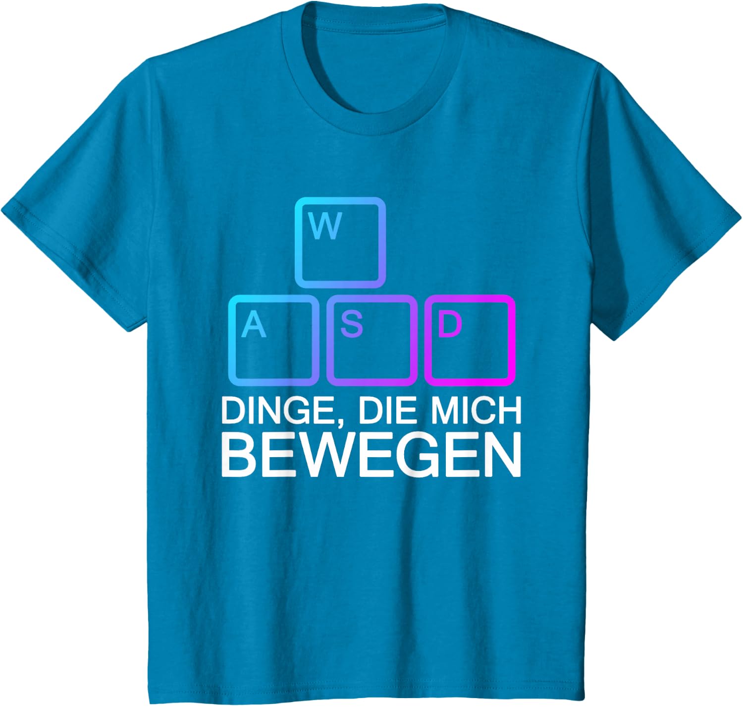 Dinge Die Mich Bewegen WASD PC Gamer WASD T-Shirt