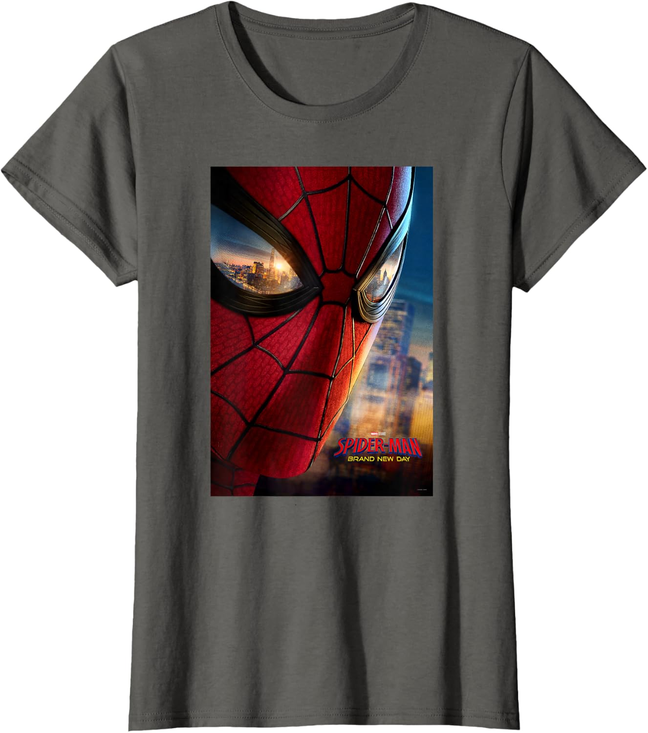 Marvel Studios Spider-Man BND Movie 2026 Mask Eyes Poster T-Shirt