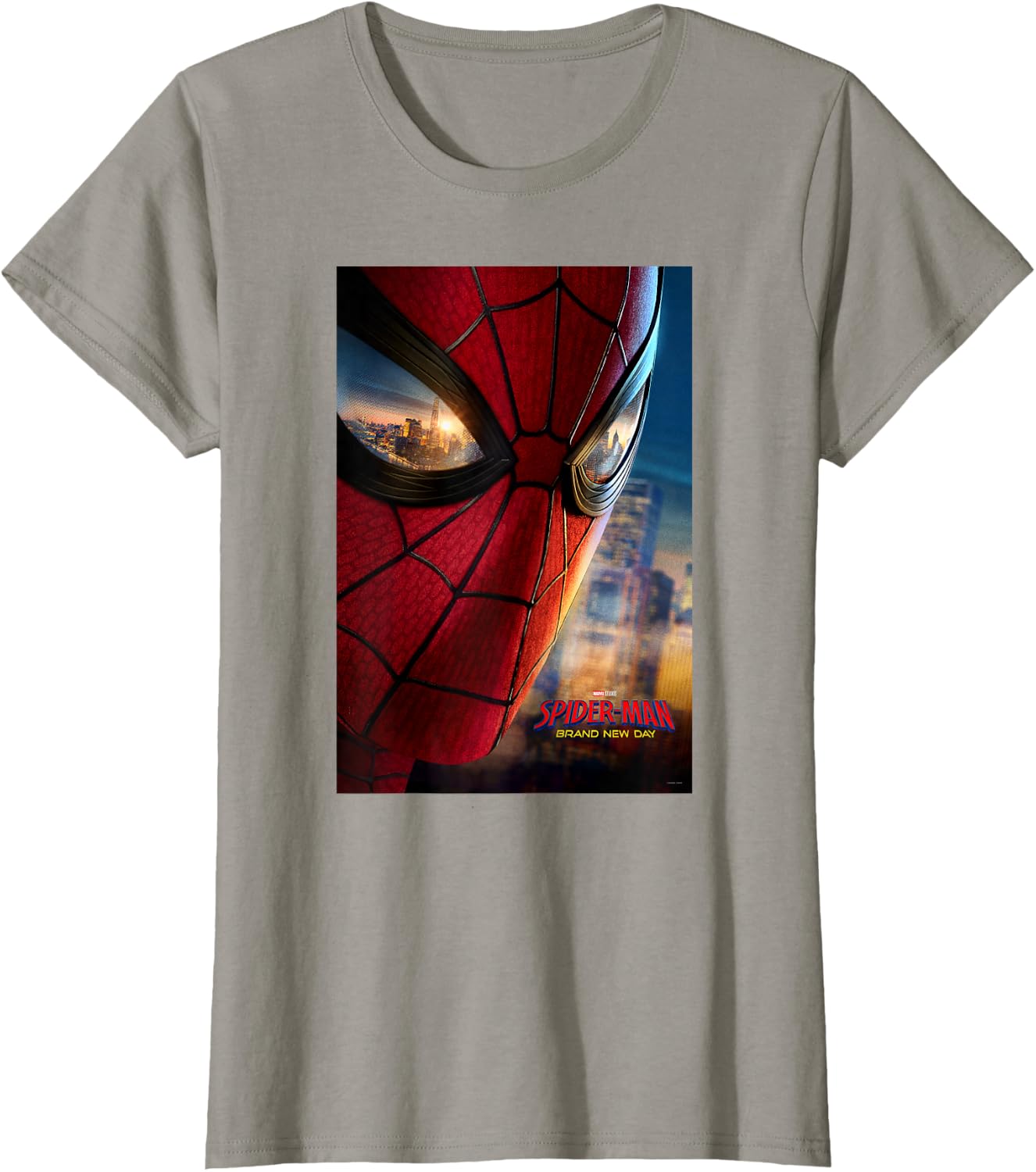 Marvel Studios Spider-Man BND Movie 2026 Mask Eyes Poster T-Shirt