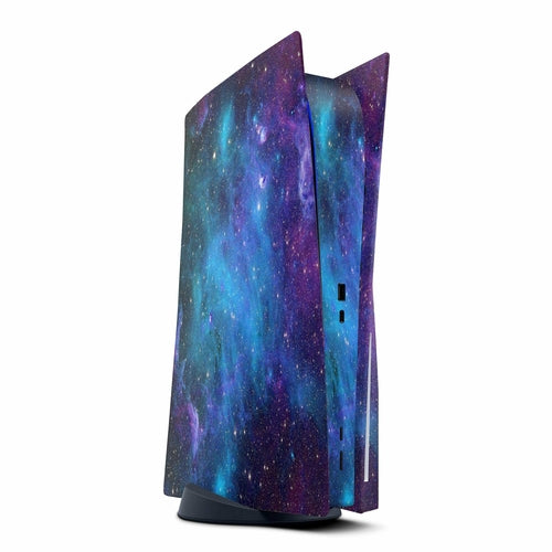 🎮 Azure Nebula Premium-Designfolie für Sony PlayStation 5