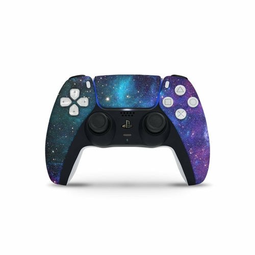🎮 Azure Nebula Premium-Designfolie für Sony PlayStation 5