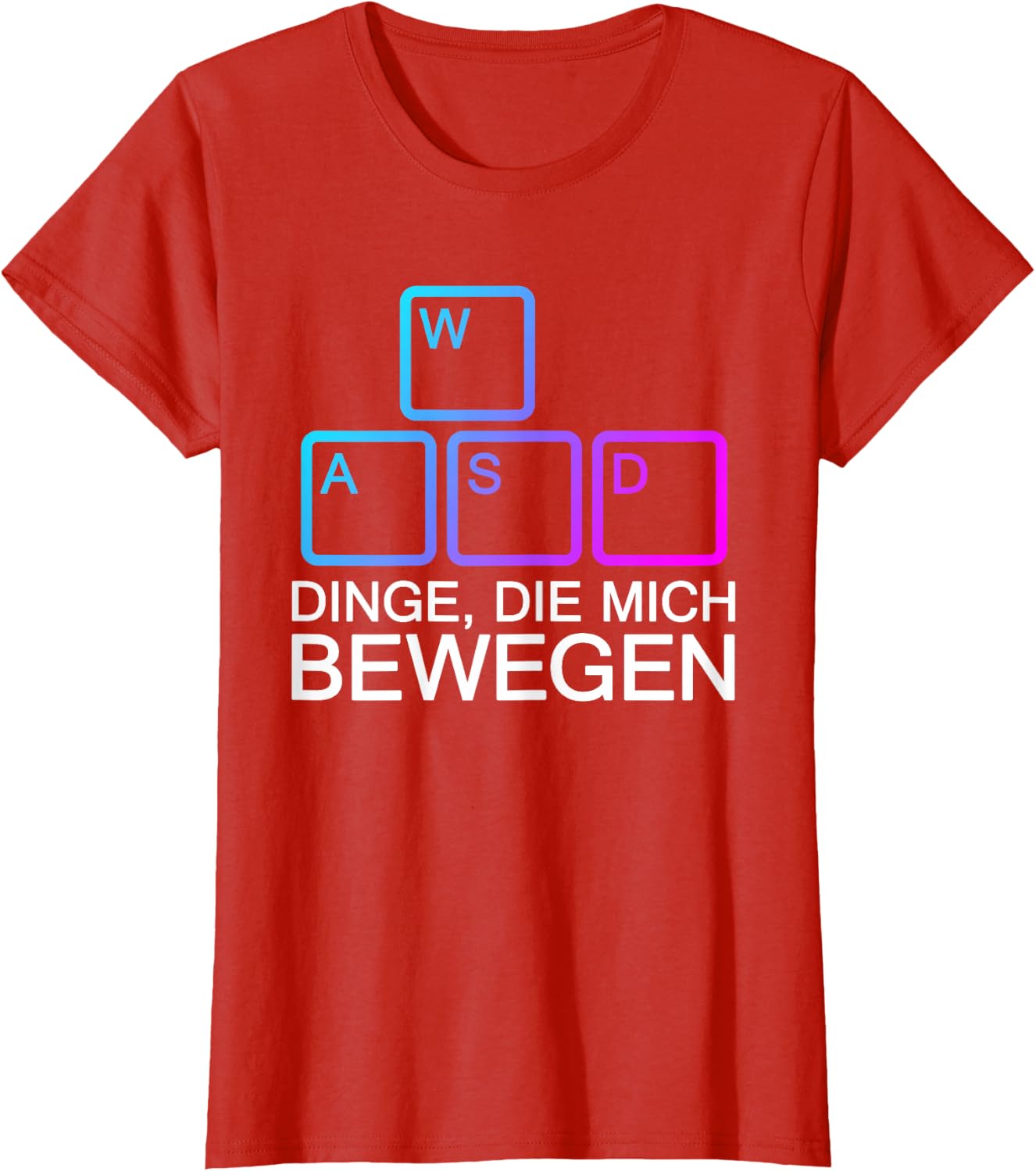 Dinge Die Mich Bewegen WASD PC Gamer WASD T-Shirt