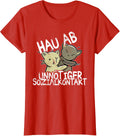 Hau Ab! Unnötiger Sozialkontakt BAKA Anime Style Geschenk T-Shirt