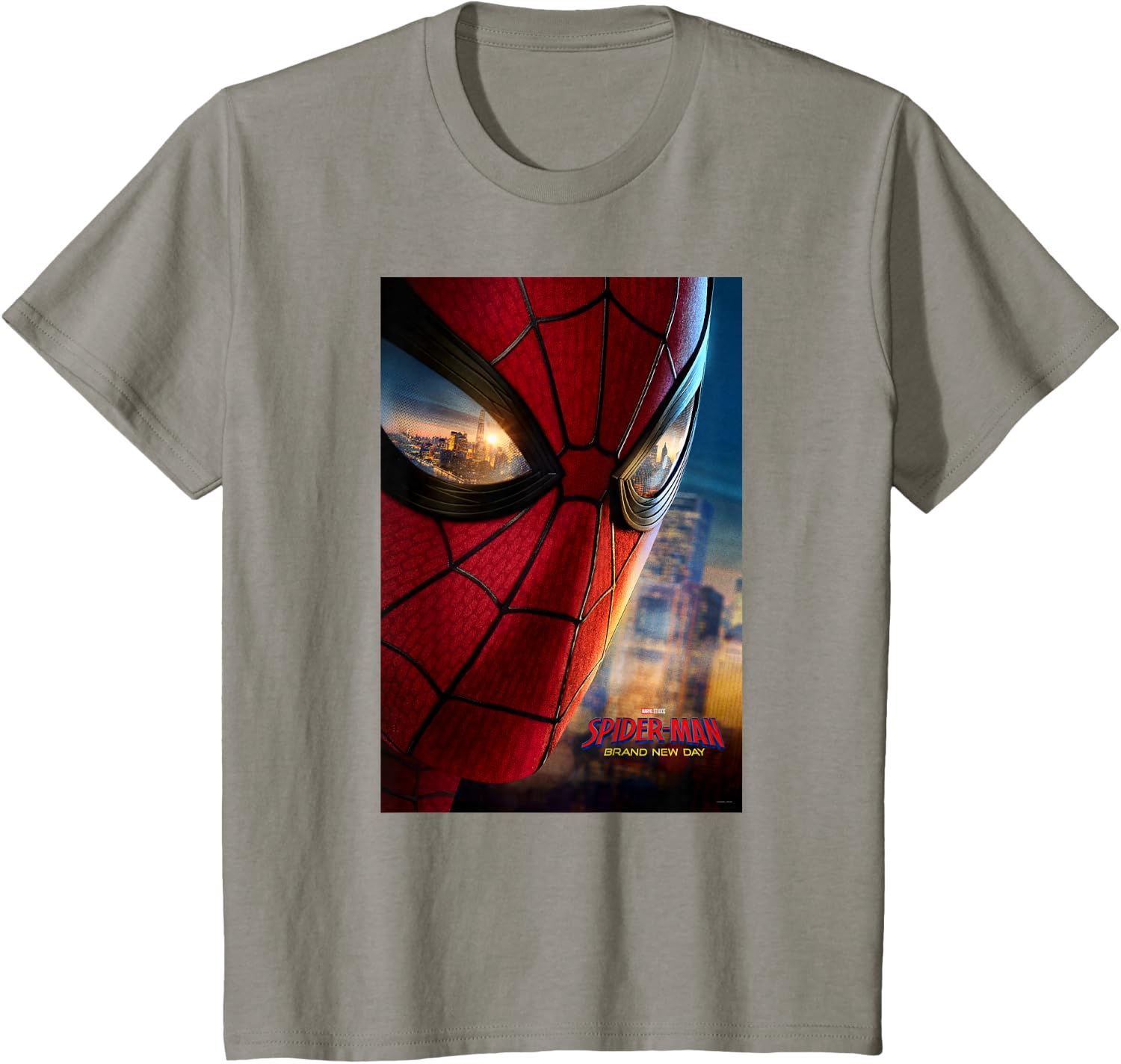 Marvel Studios Spider-Man BND Movie 2026 Mask Eyes Poster T-Shirt