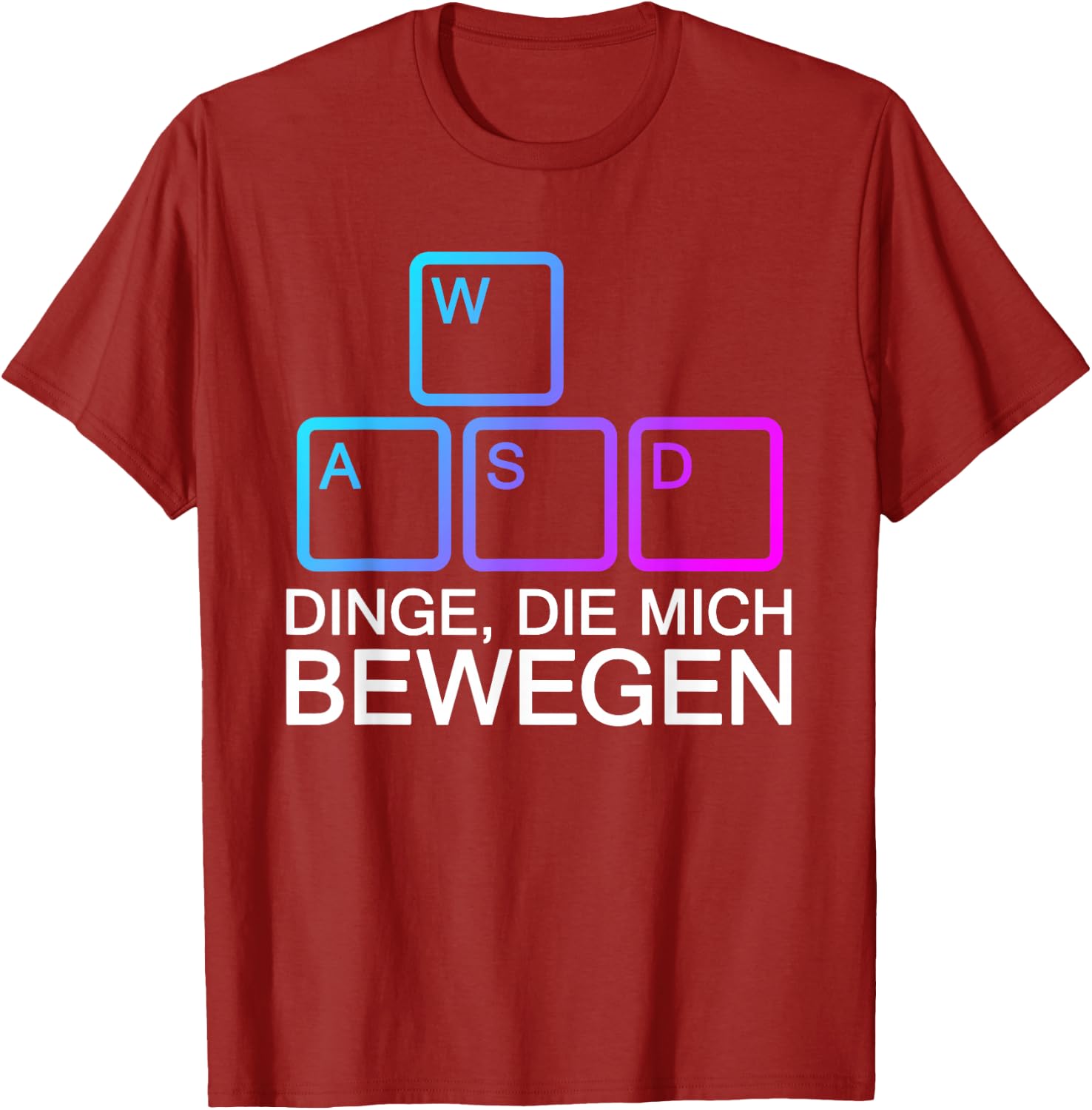 Dinge Die Mich Bewegen WASD PC Gamer WASD T-Shirt