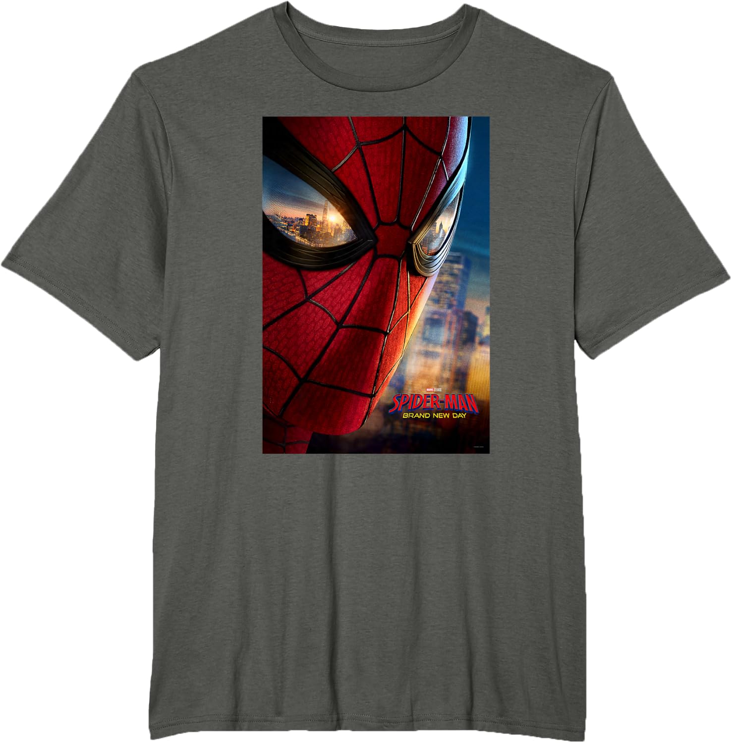 Marvel Studios Spider-Man BND Movie 2026 Mask Eyes Poster T-Shirt