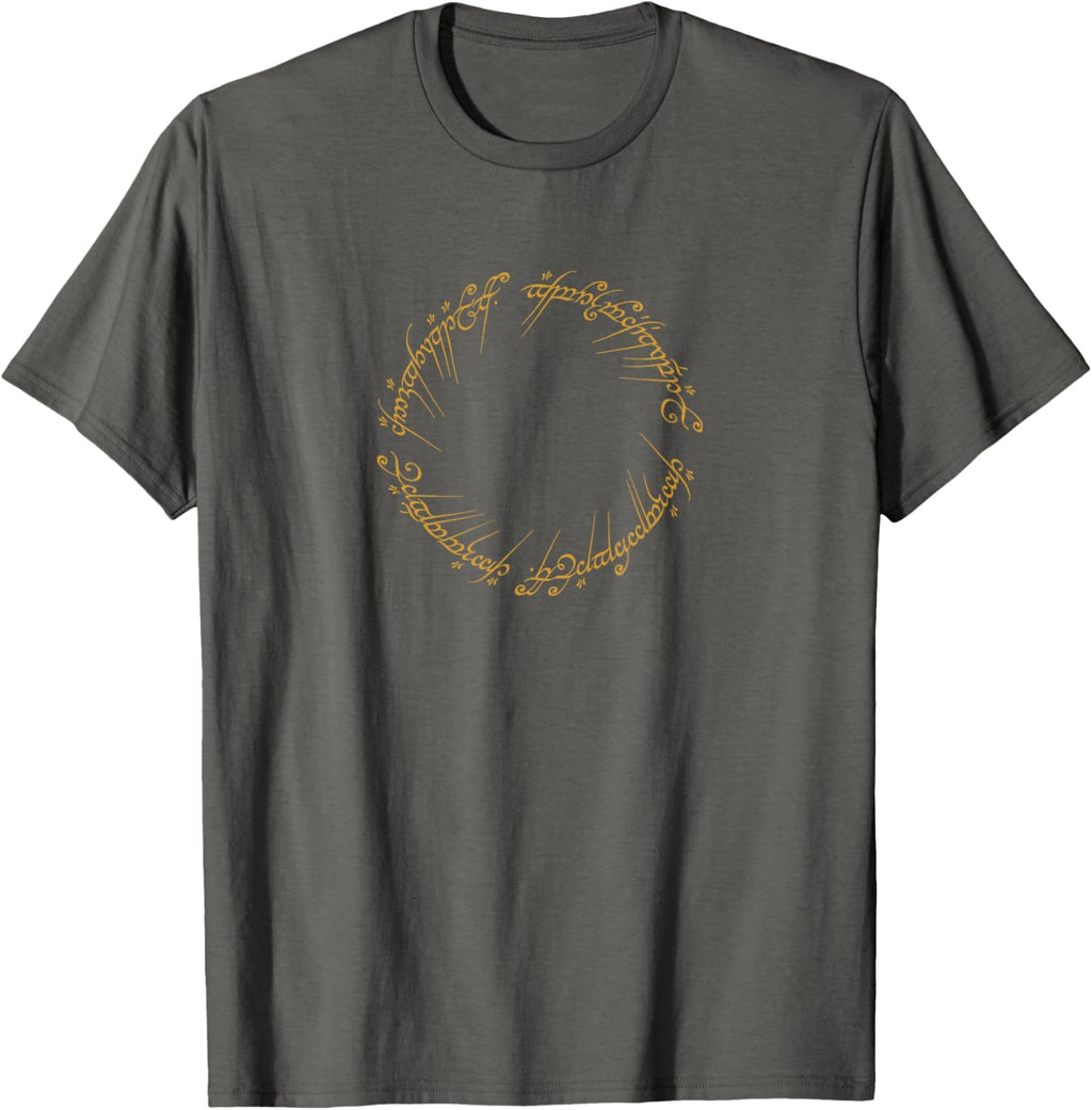 Lord of The Rings One Ring Inscription T Shirt T-Shirt