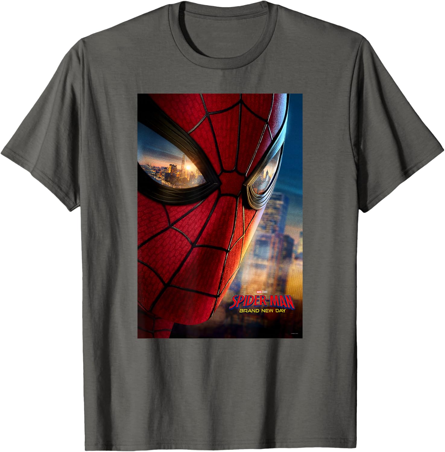 Marvel Studios Spider-Man BND Movie 2026 Mask Eyes Poster T-Shirt