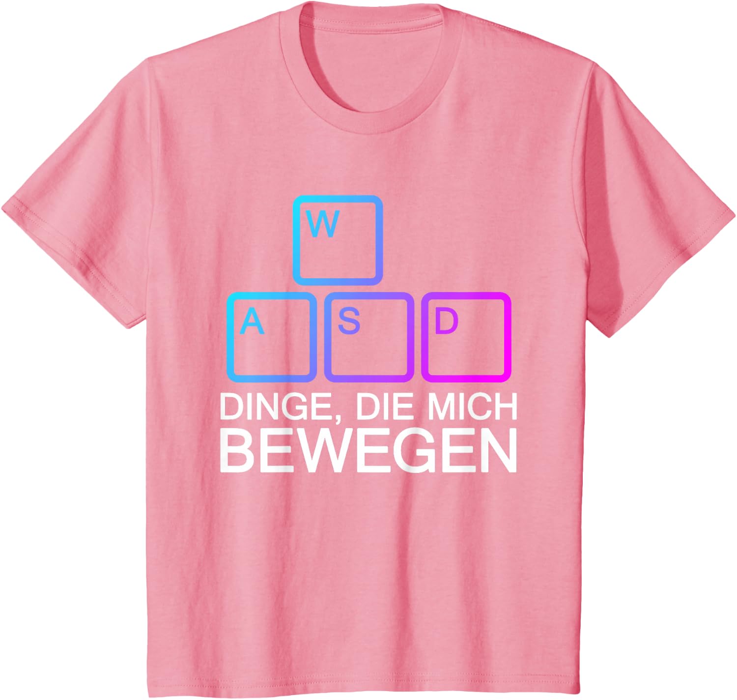 Dinge Die Mich Bewegen WASD PC Gamer WASD T-Shirt