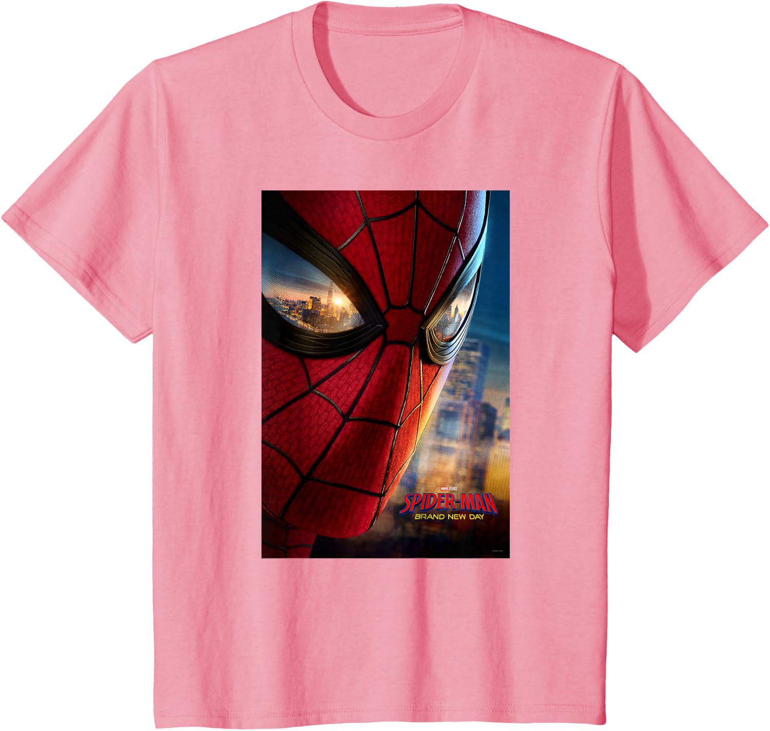 Marvel Studios Spider-Man BND Movie 2026 Mask Eyes Poster T-Shirt