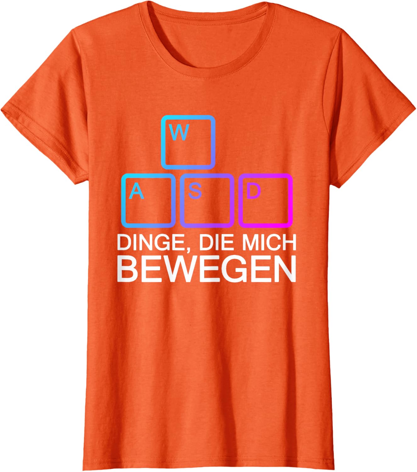 Dinge Die Mich Bewegen WASD PC Gamer WASD T-Shirt