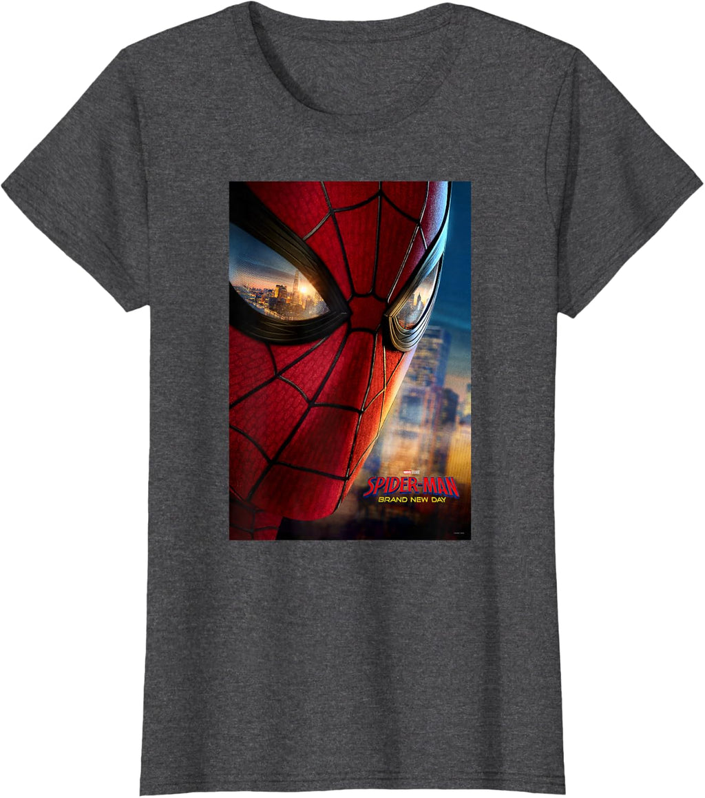Marvel Studios Spider-Man BND Movie 2026 Mask Eyes Poster T-Shirt