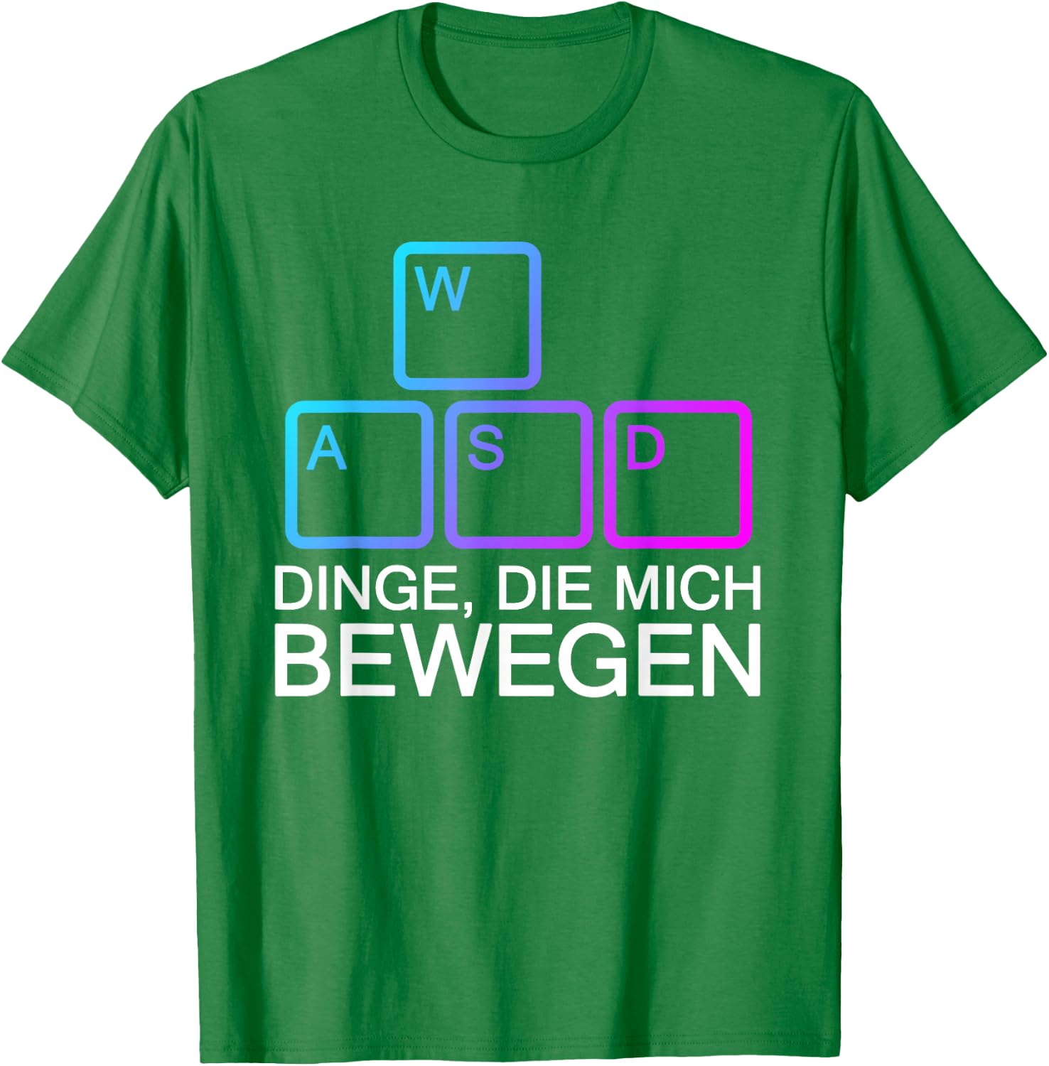 Dinge Die Mich Bewegen WASD PC Gamer WASD T-Shirt