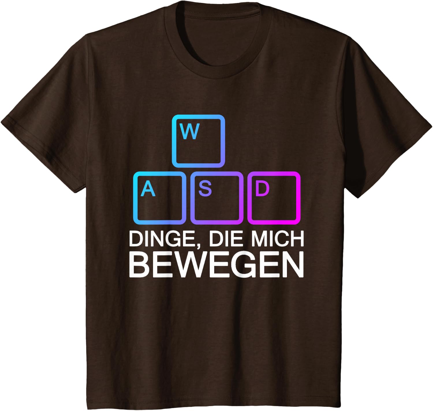 Dinge Die Mich Bewegen WASD PC Gamer WASD T-Shirt