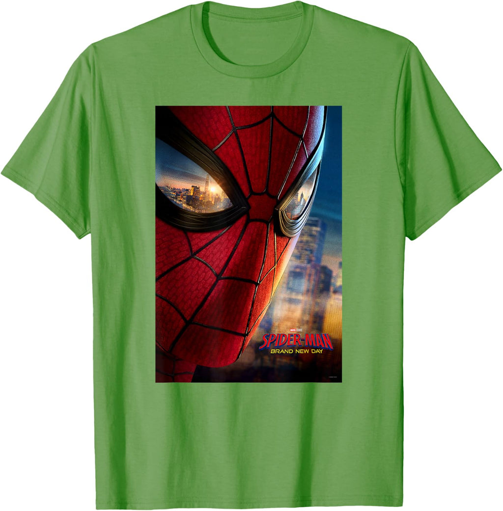 Marvel Studios Spider-Man BND Movie 2026 Mask Eyes Poster T-Shirt