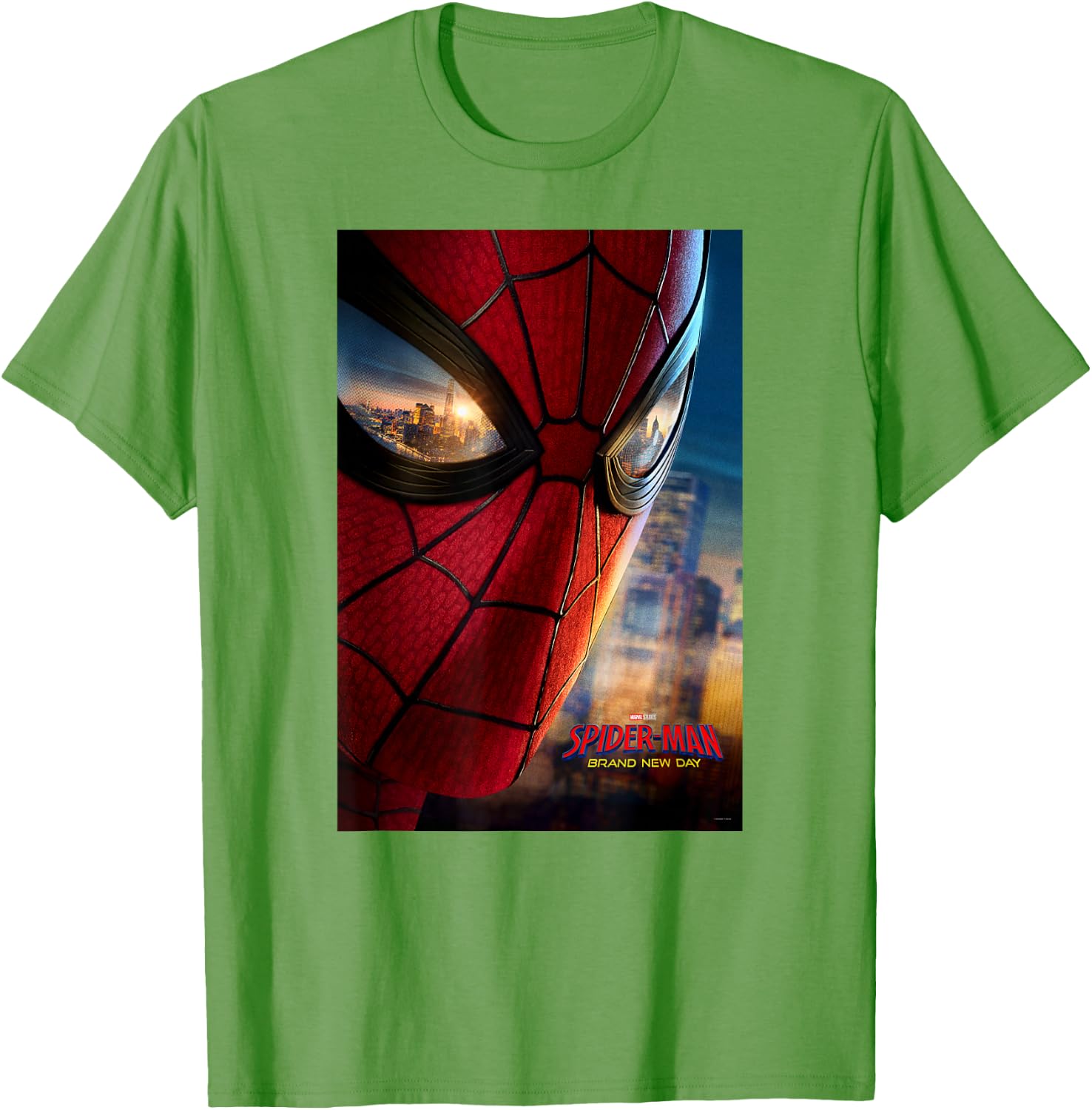 Marvel Studios Spider-Man BND Movie 2026 Mask Eyes Poster T-Shirt