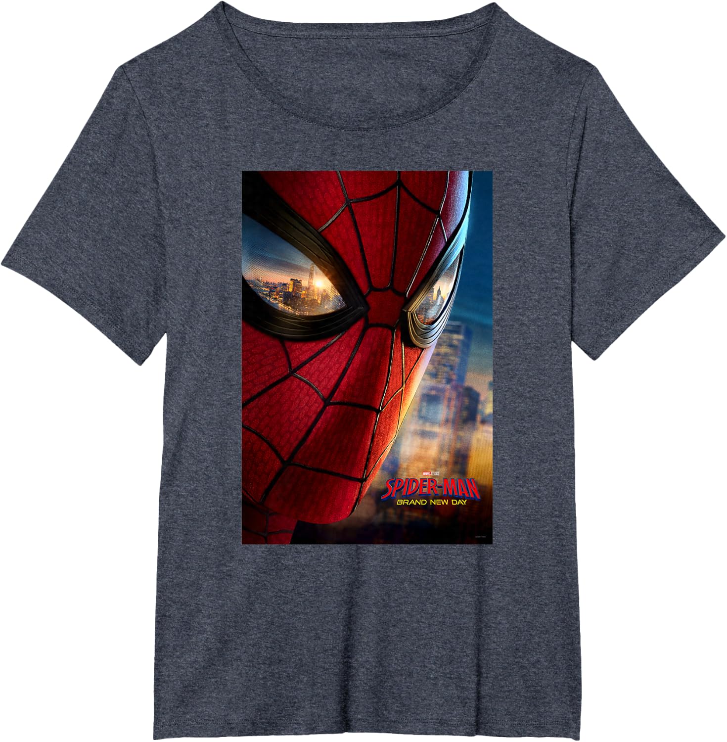 Marvel Studios Spider-Man BND Movie 2026 Mask Eyes Poster T-Shirt