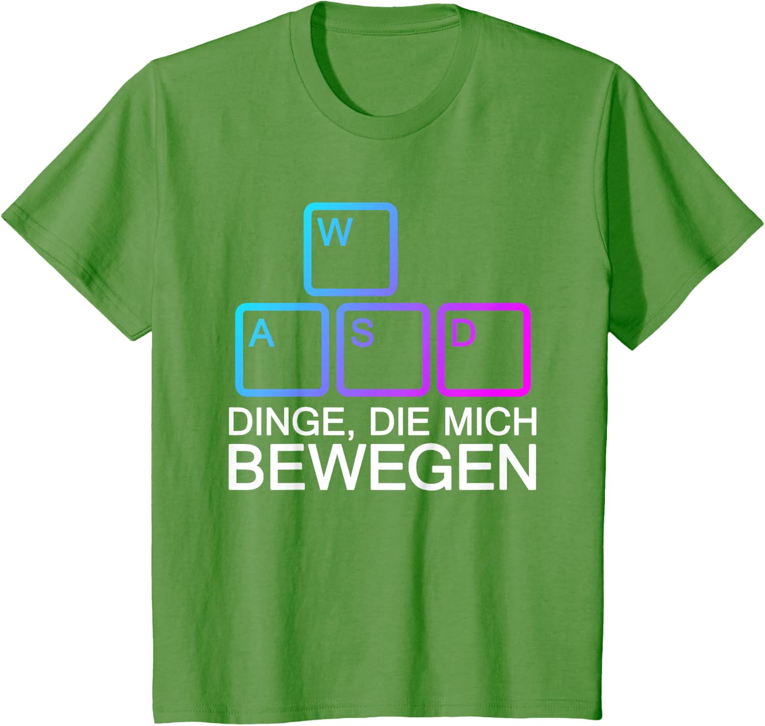 Dinge Die Mich Bewegen WASD PC Gamer WASD T-Shirt