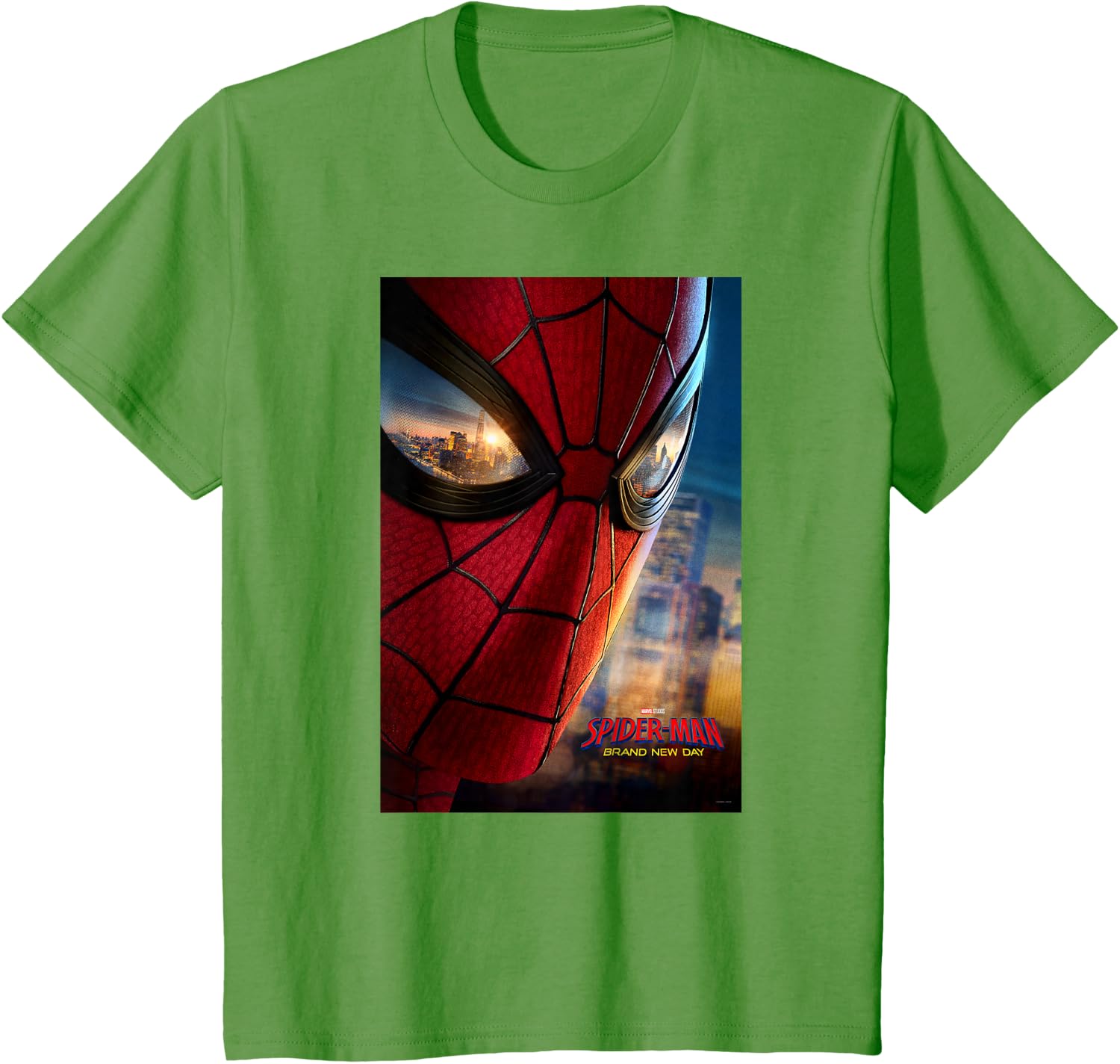 Marvel Studios Spider-Man BND Movie 2026 Mask Eyes Poster T-Shirt