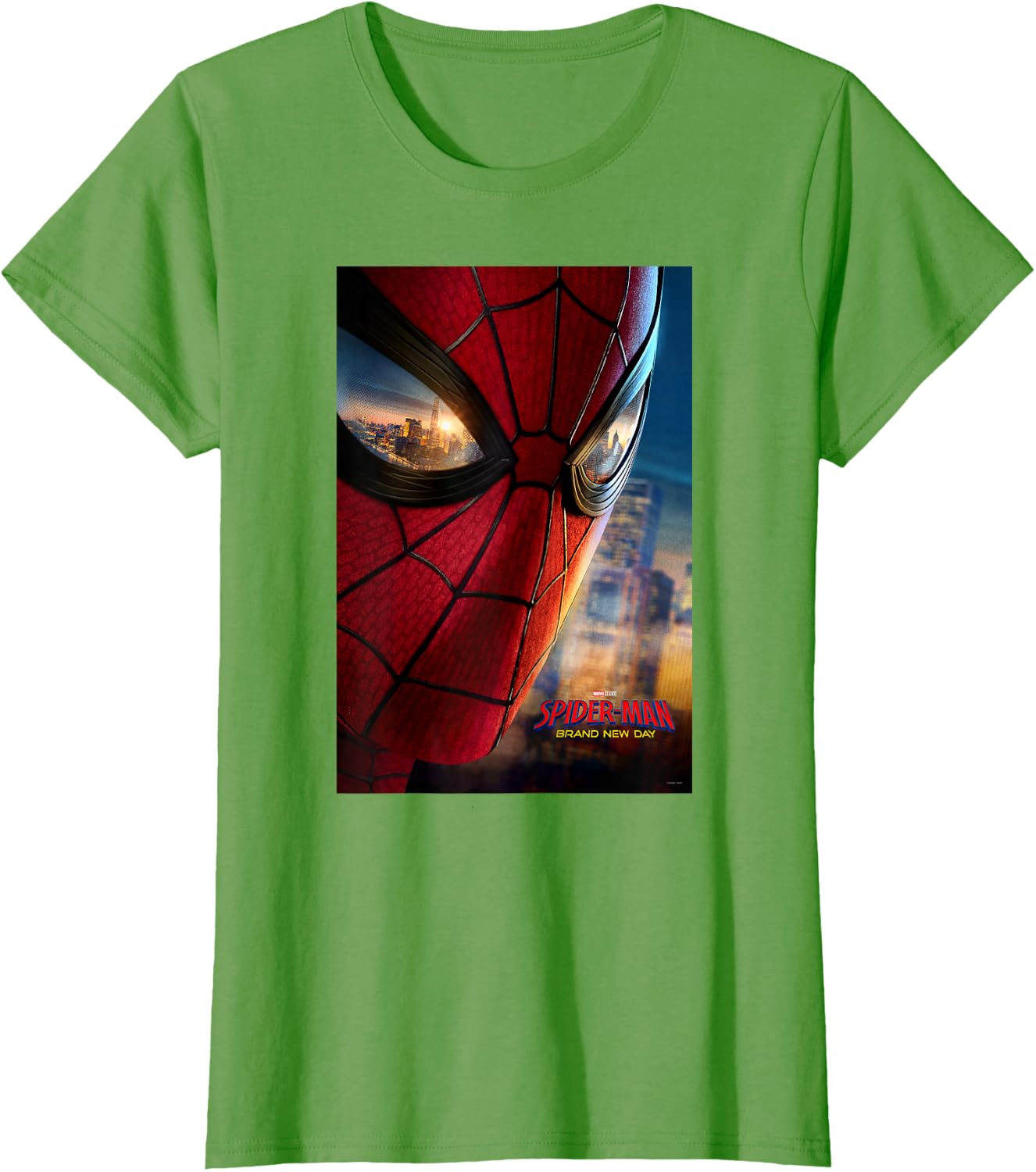 Marvel Studios Spider-Man BND Movie 2026 Mask Eyes Poster T-Shirt