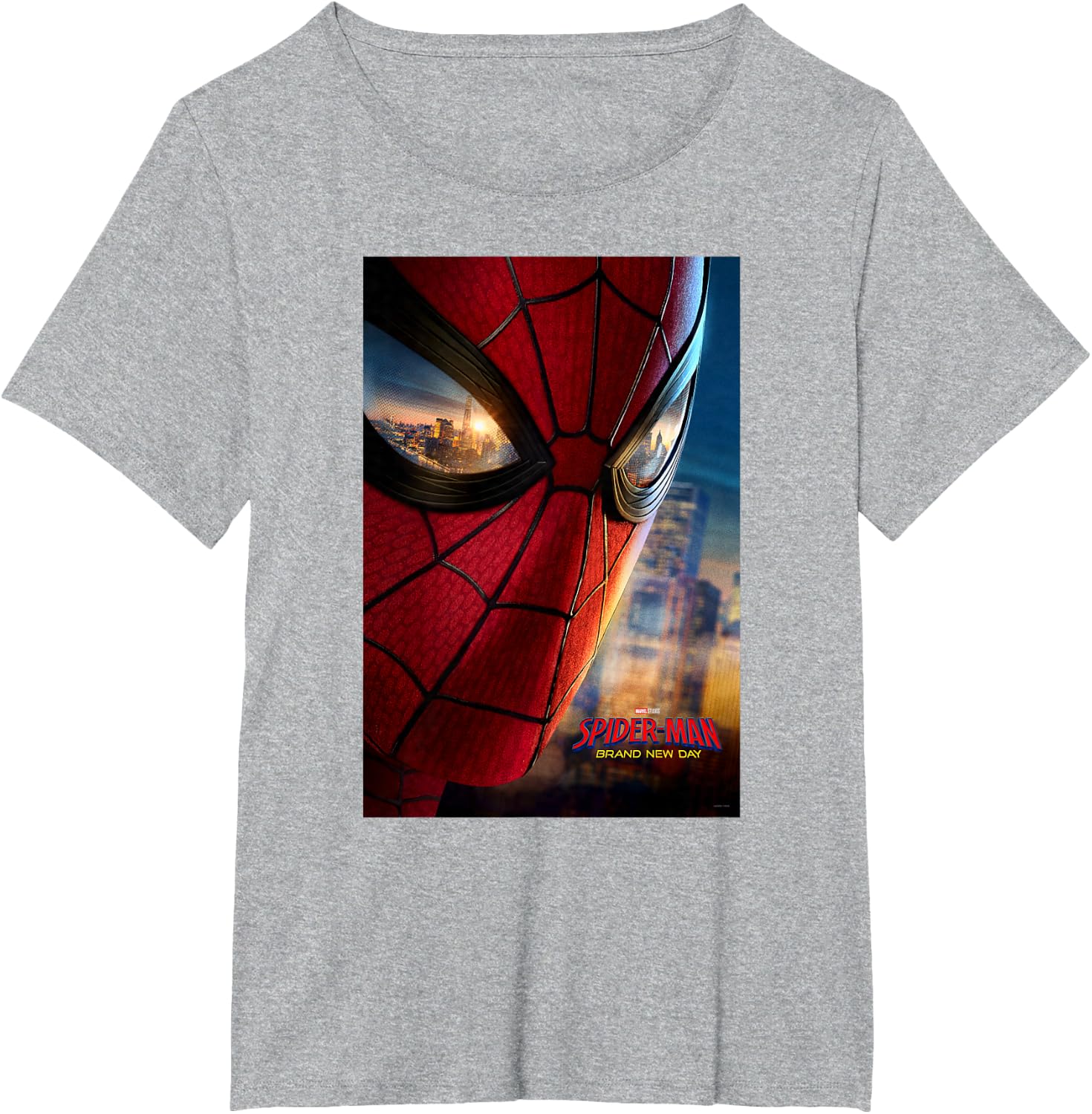 Marvel Studios Spider-Man BND Movie 2026 Mask Eyes Poster T-Shirt