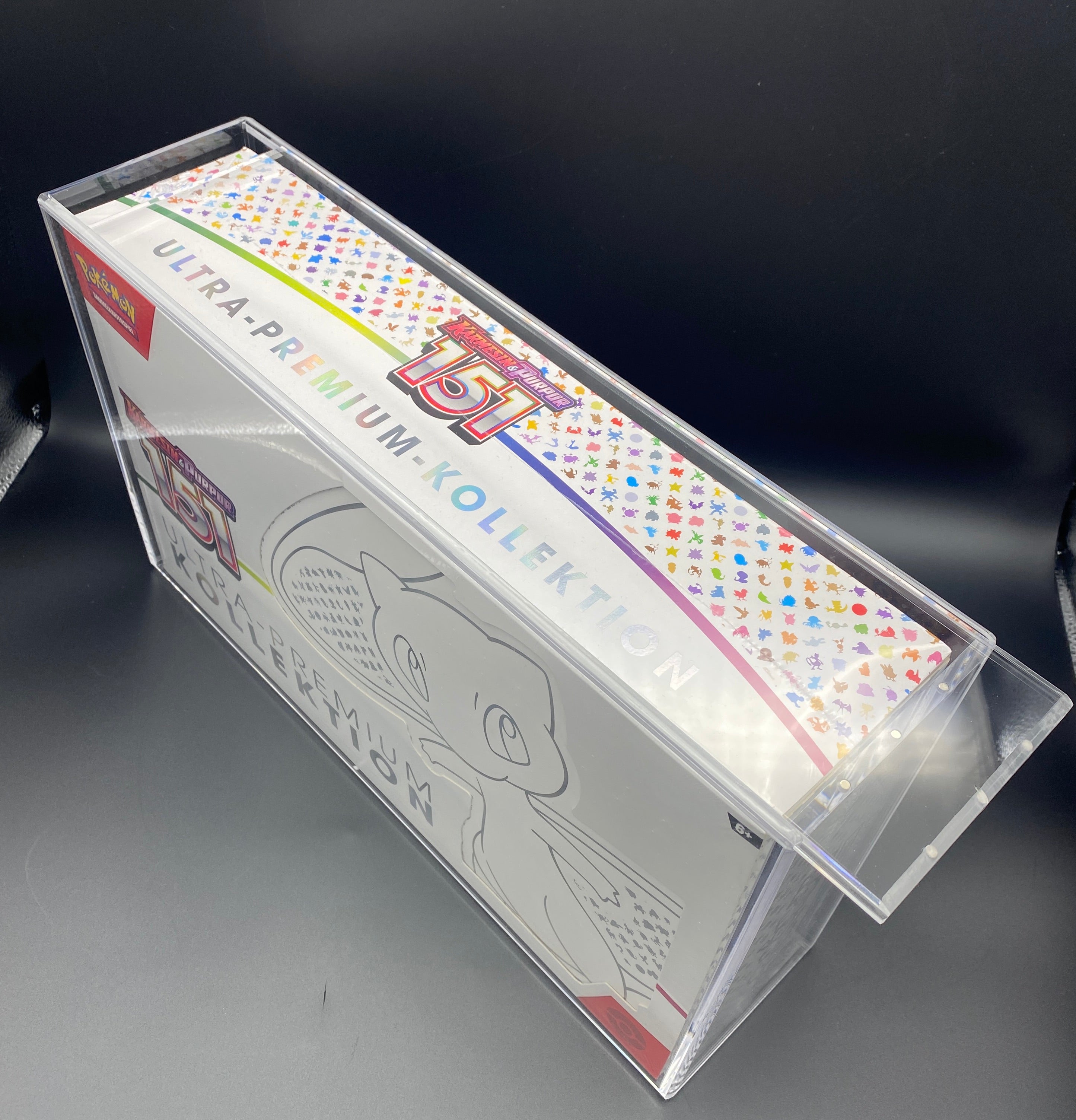 Premium Acrylcase für Mega Glurak X ex & 151 Ultra Premium Kollektion/UPC