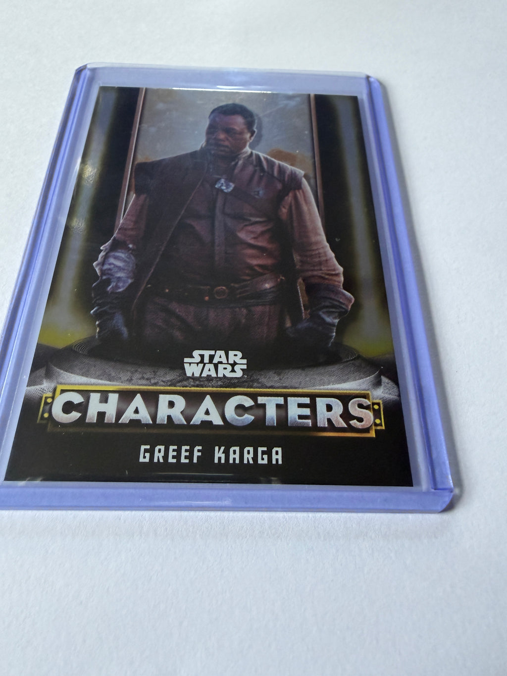 Star Wars Characters – Greef Karga – Goldener Rand – Rohkarte