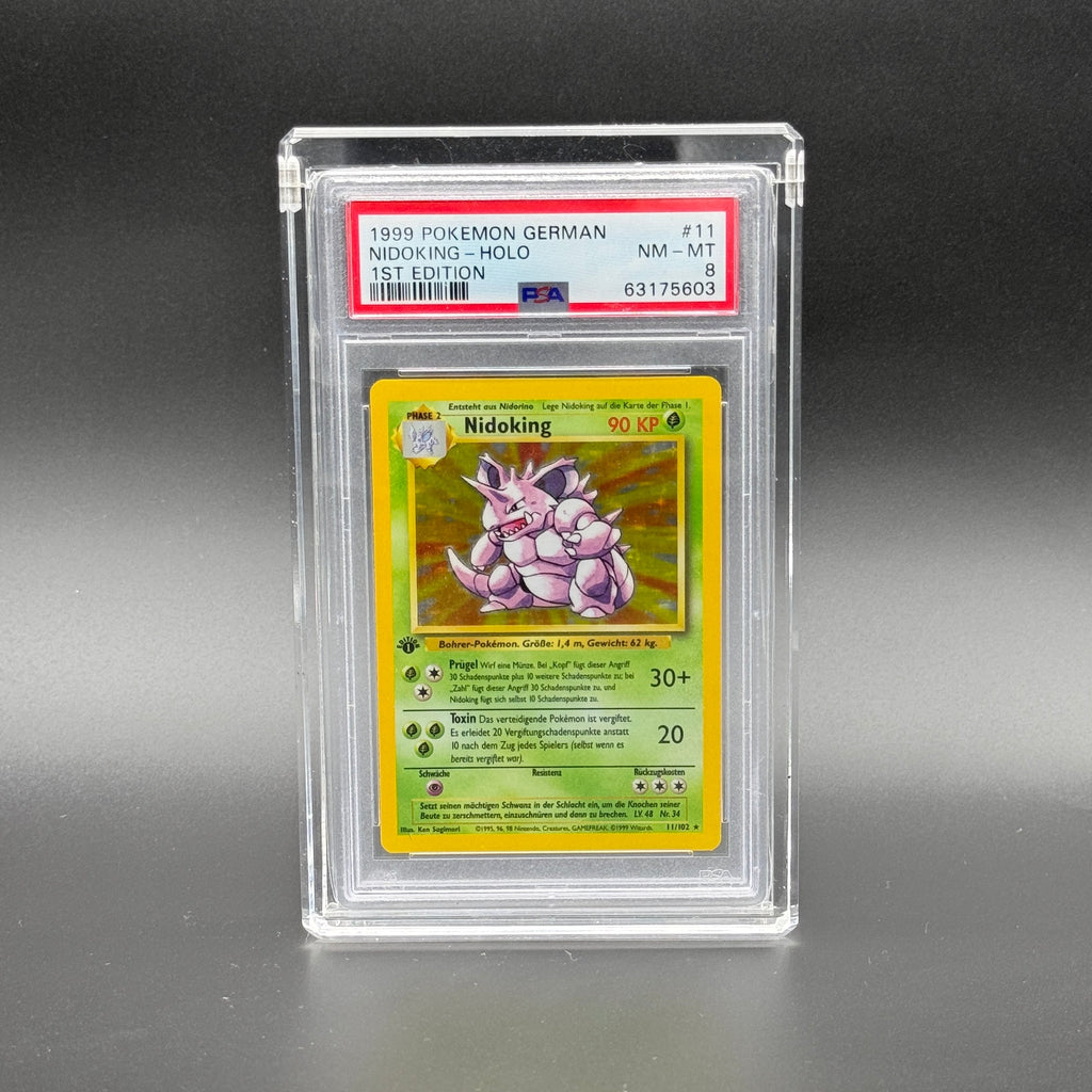 PREMIUM Acrylcase für PSA/CGC Karten inkl. Standfuß - PHANTOM CASE