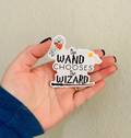 Wand Chooses- Harry Potter Sticker/Magnet